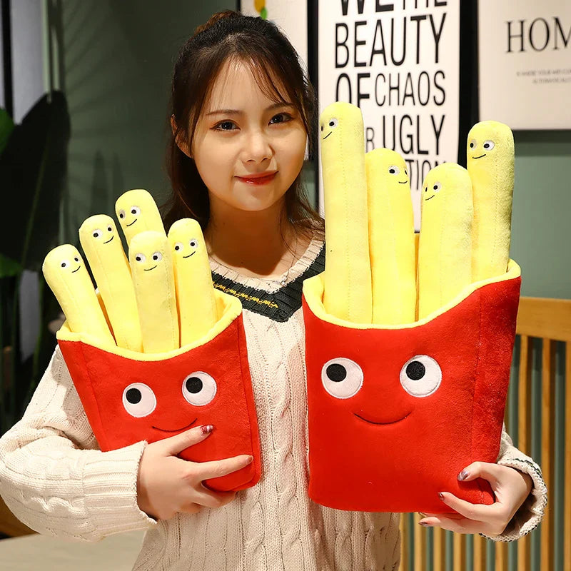 Happy French Fries Plush stuffed animal plush soft toy pillow pals plushie