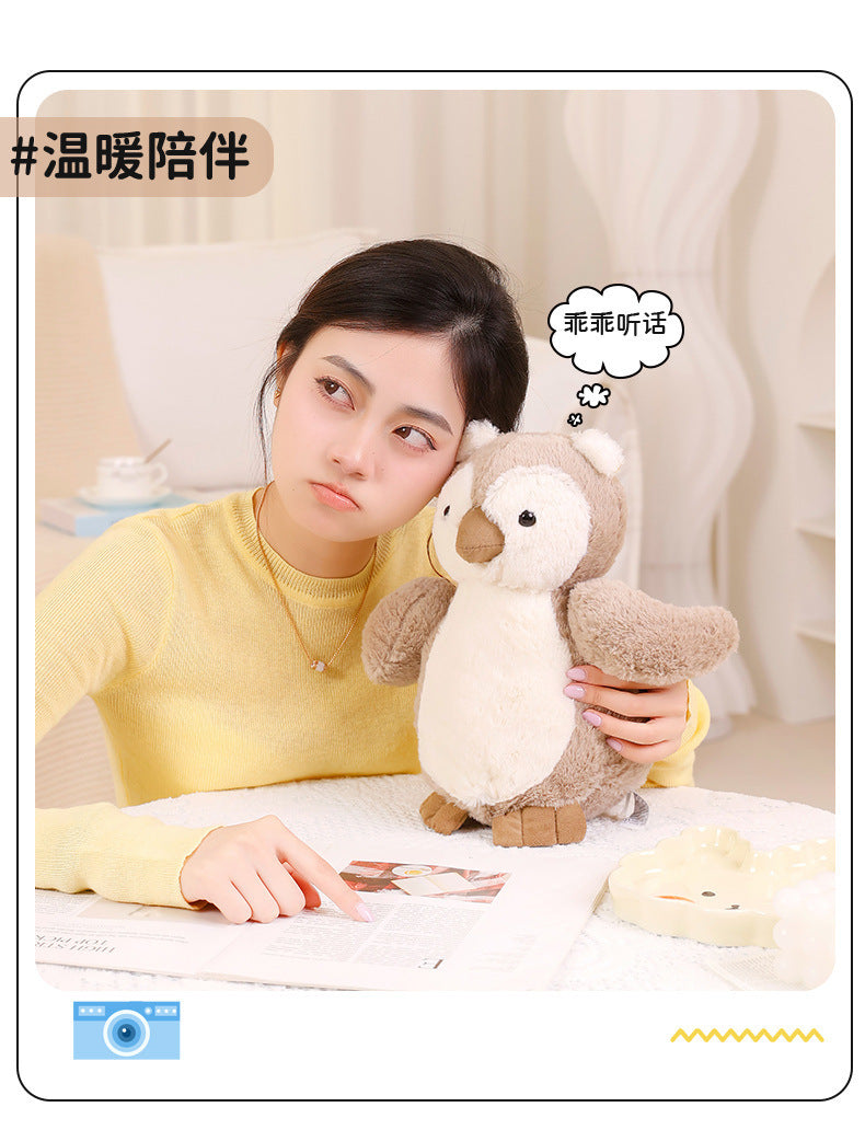 Peanut Penguin Doll Internet Popular Cute small size Soft Children's Comfort Plush Toy Grasping Machine Doll 8 Inch