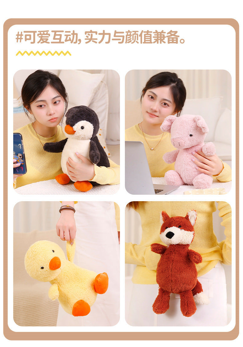 Peanut Penguin Doll Internet Popular Cute small size Soft Children's Comfort Plush Toy Grasping Machine Doll 8 Inch