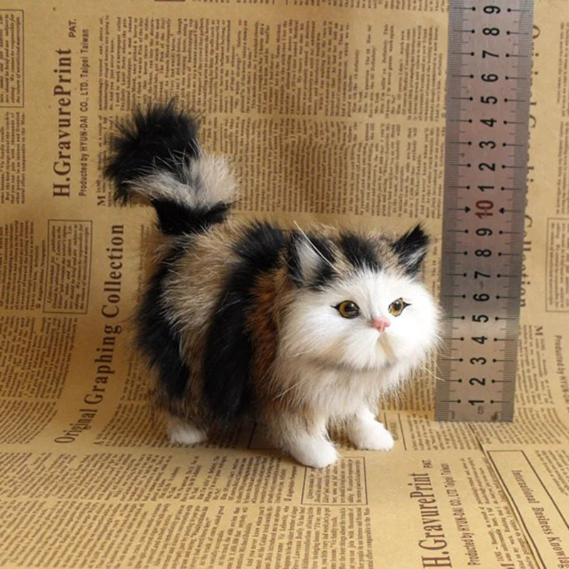 Fluffy Cats Calico stuffed animal plush soft toy pillow pals plushie