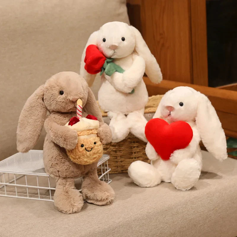 Love Bunny Plush stuffed animal plush soft toy pillow pals plushie
