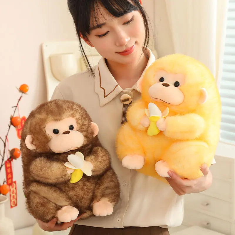 Lucky Monkey stuffed animal plush soft toy pillow pals plushie
