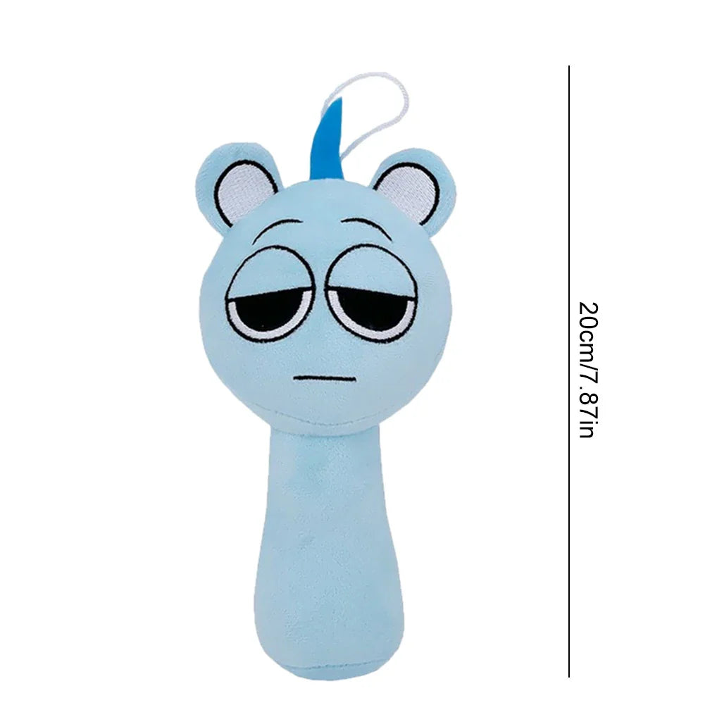 Sprunki Game Light Blue stuffed animal plush soft toy pillow pals plushie