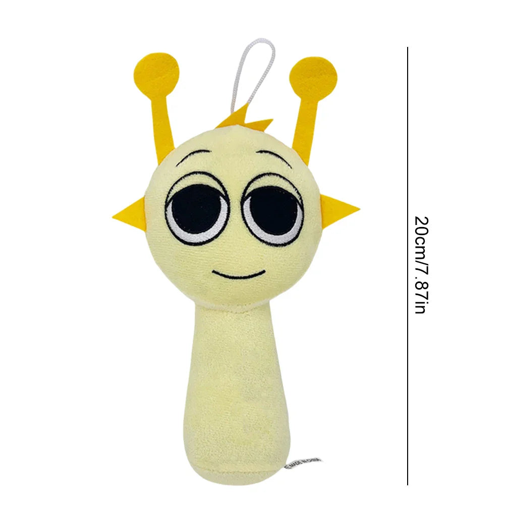 Sprunki Game Pale Yellow stuffed animal plush soft toy pillow pals plushie