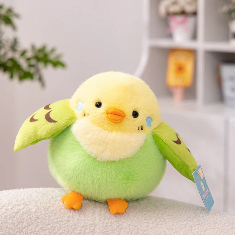 Chunky Birds parakeet 8.2IN1CM stuffed animal plush soft toy pillow pals plushie