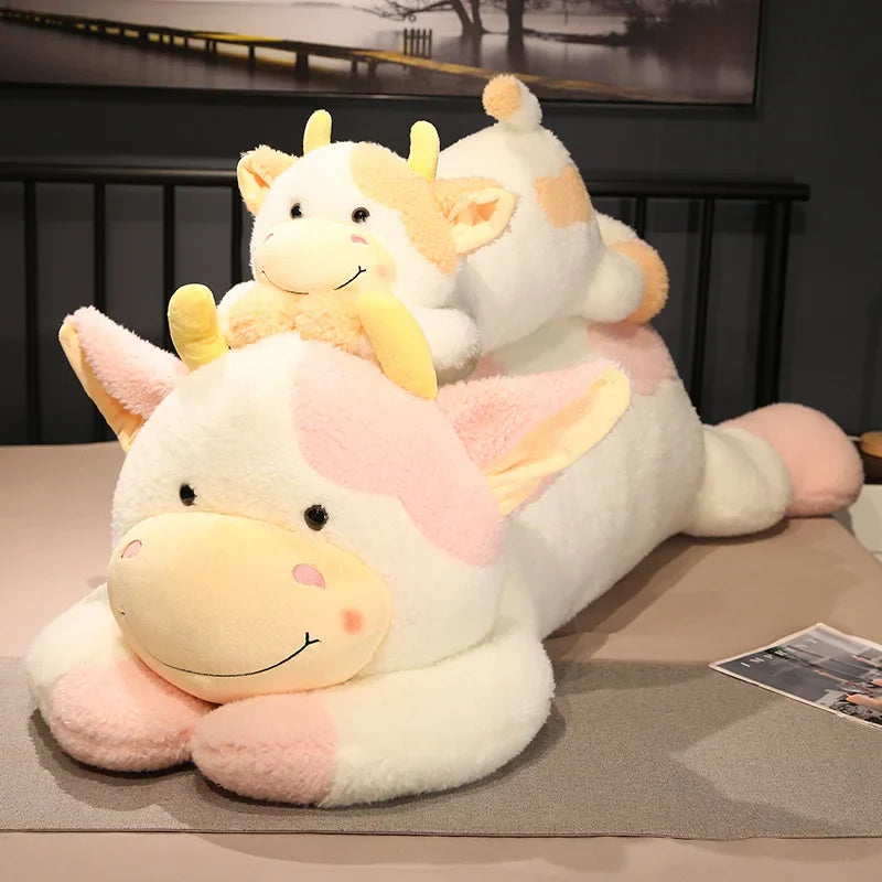 Giant Cow Plush stuffed animal plush soft toy pillow pals plushie