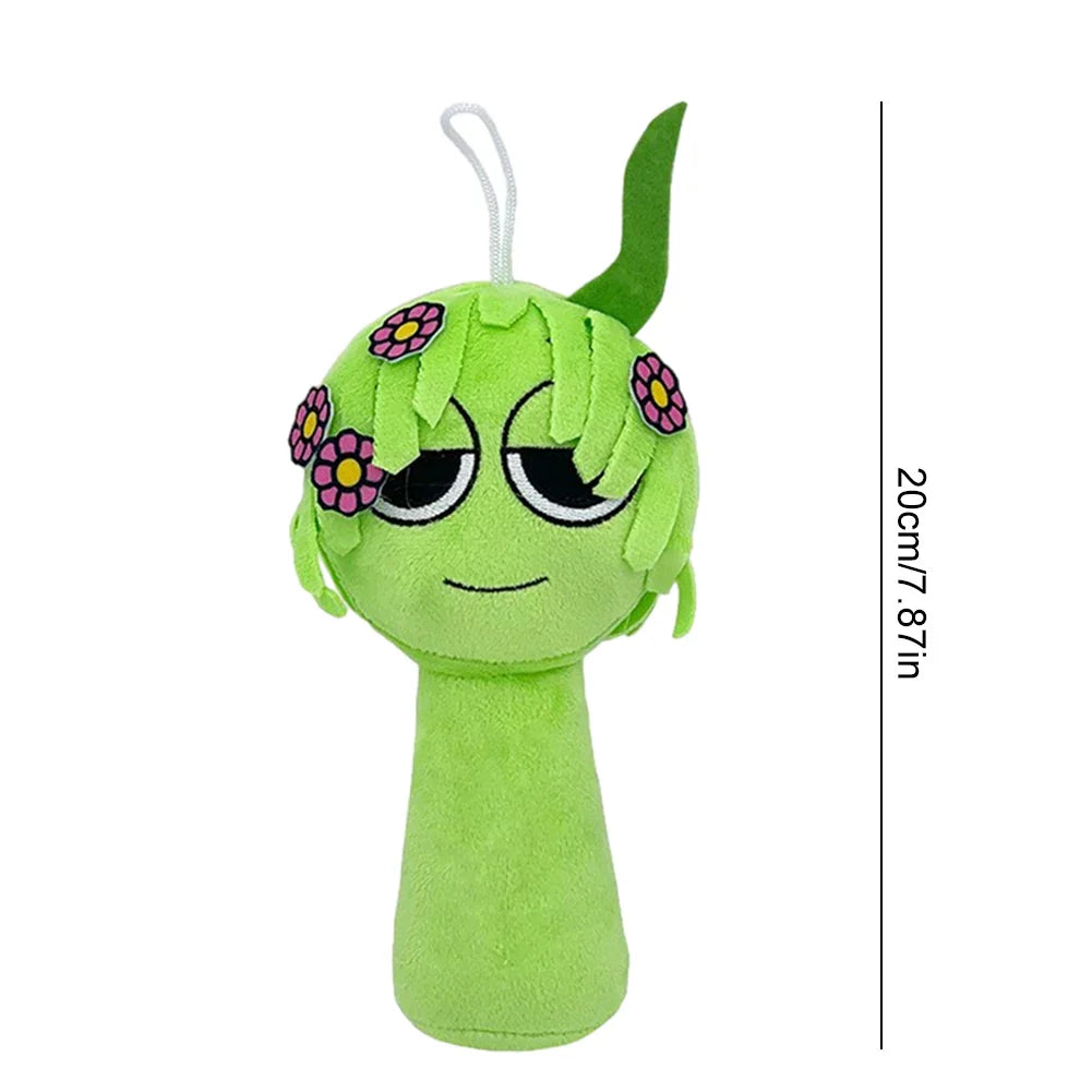 Sprunki Game Green stuffed animal plush soft toy pillow pals plushie
