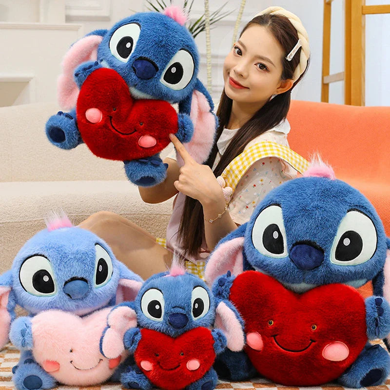 Valentine's Stitch stuffed animal plush soft toy pillow pals plushie