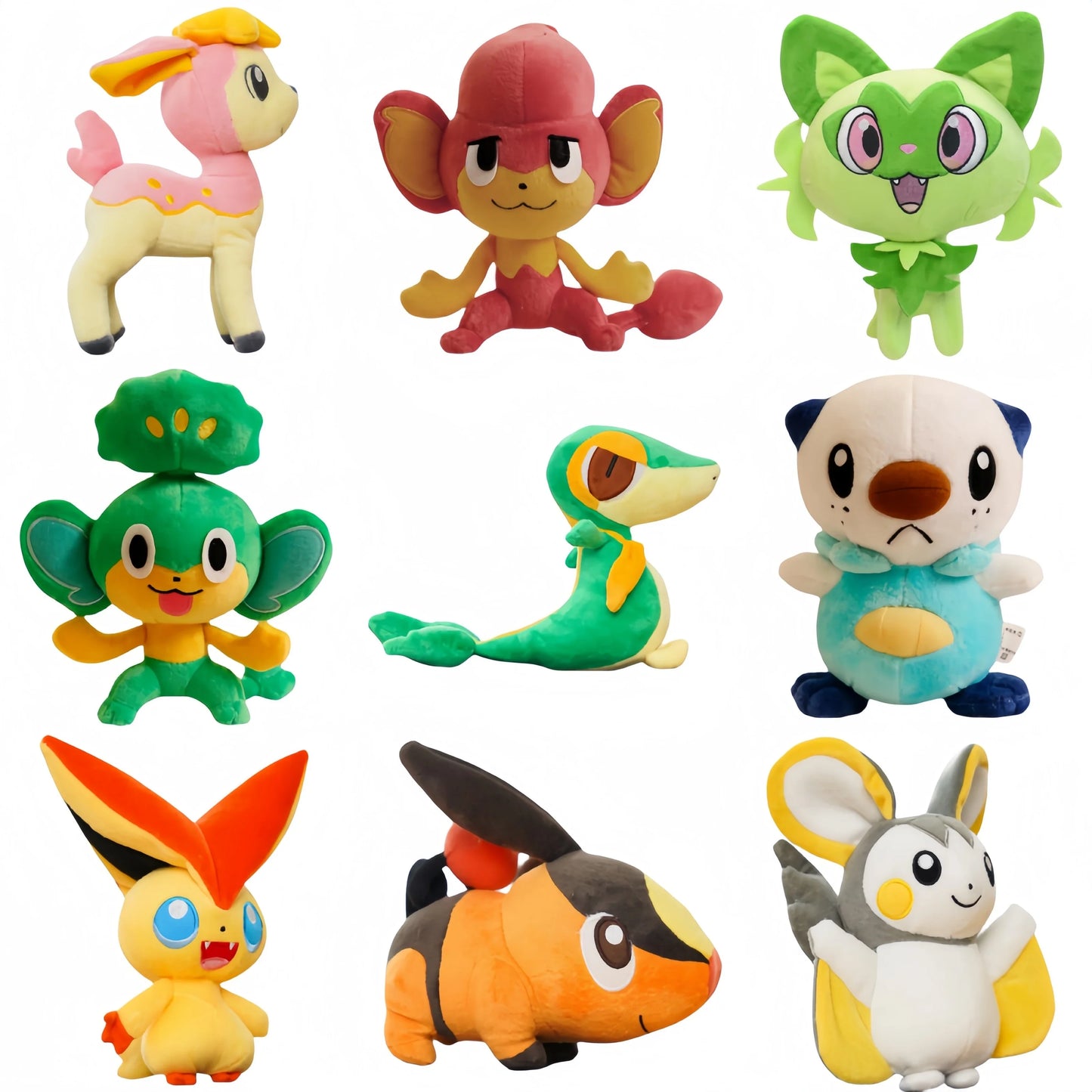 Pokemon Generation V collection soft plush toy