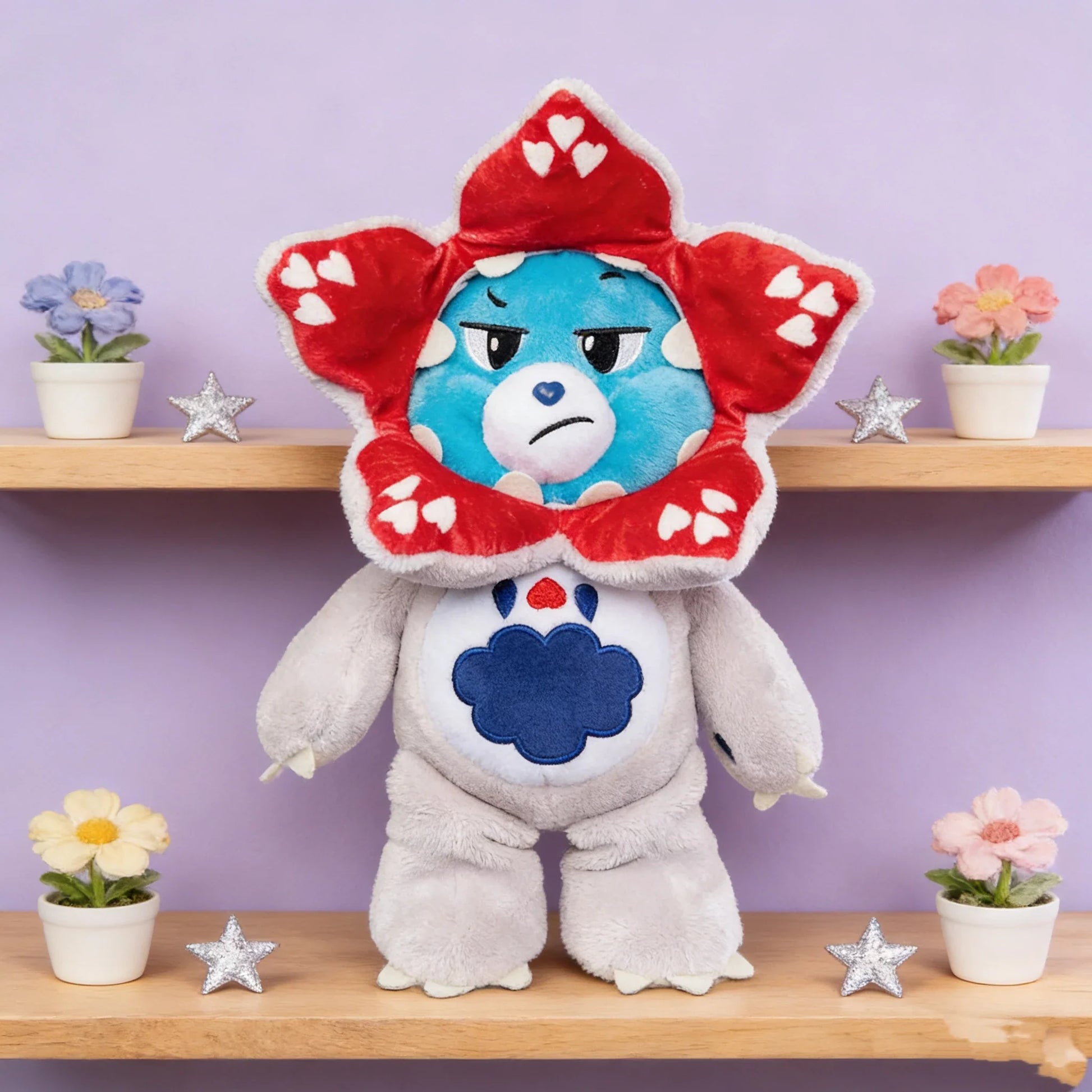 Demogorgon Love Bear stuffed animal plush soft toy pillow pals plushie