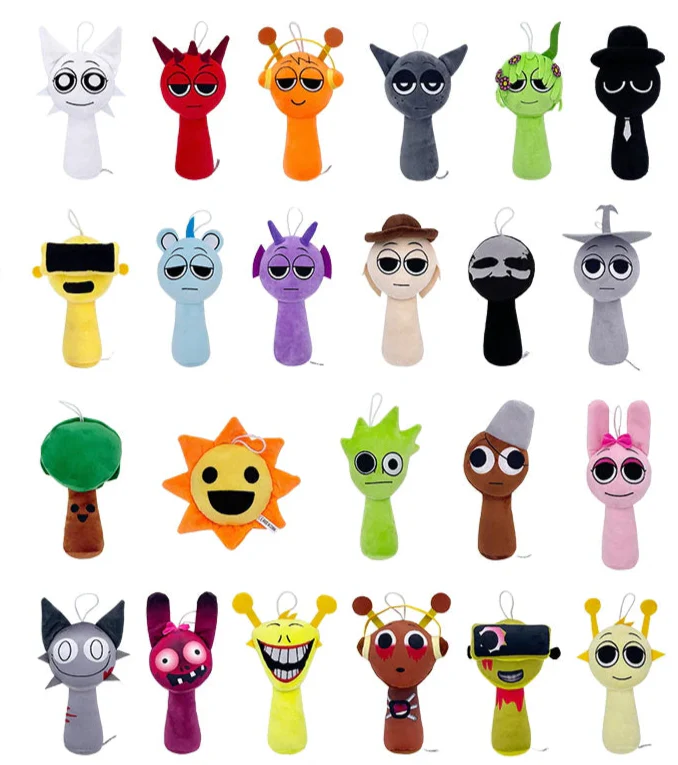 Sprunki Game stuffed animal plush soft toy pillow pals plushie