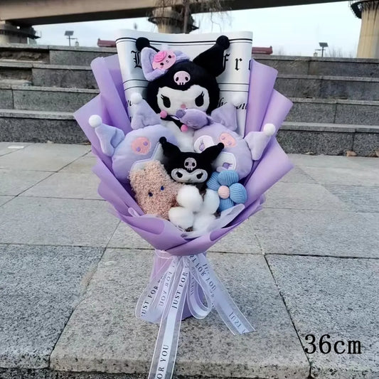 Kuromi Plush Bouquet Kurom-10 stuffed animal plush soft toy pillow pals plushie
