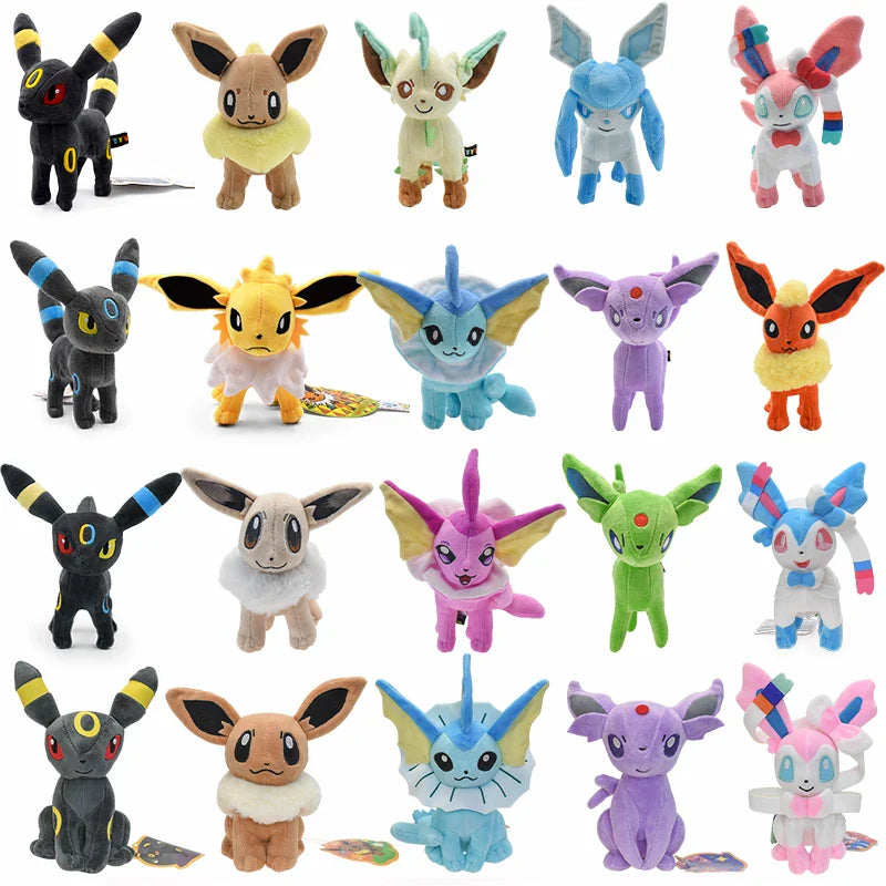 Cute Eeveelution Collection Pokemon Plush Toy Set 