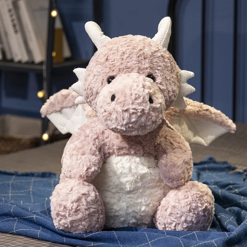 Fluff Baby Dragon pink stuffed animal plush soft toy pillow pals plushie