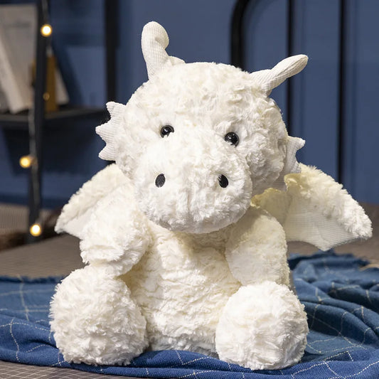 Fluff Baby Dragon white stuffed animal plush soft toy pillow pals plushie