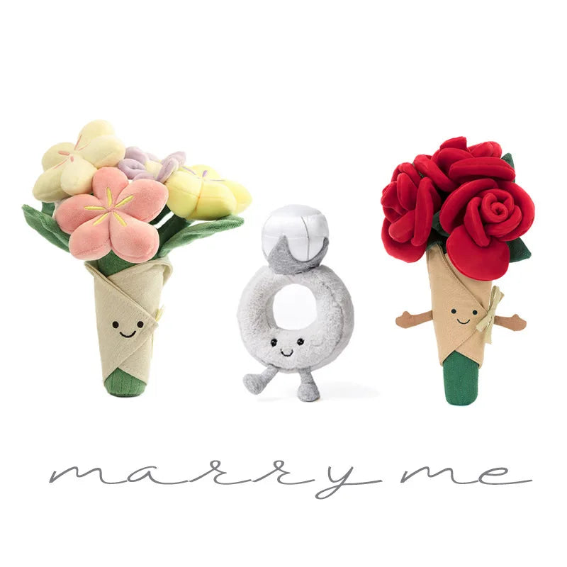 Marry Me Plush Bouquet stuffed animal plush soft toy pillow pals plushie