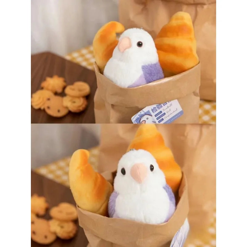 Lovebird Parrot stuffed animal plush soft toy pillow pals plushie