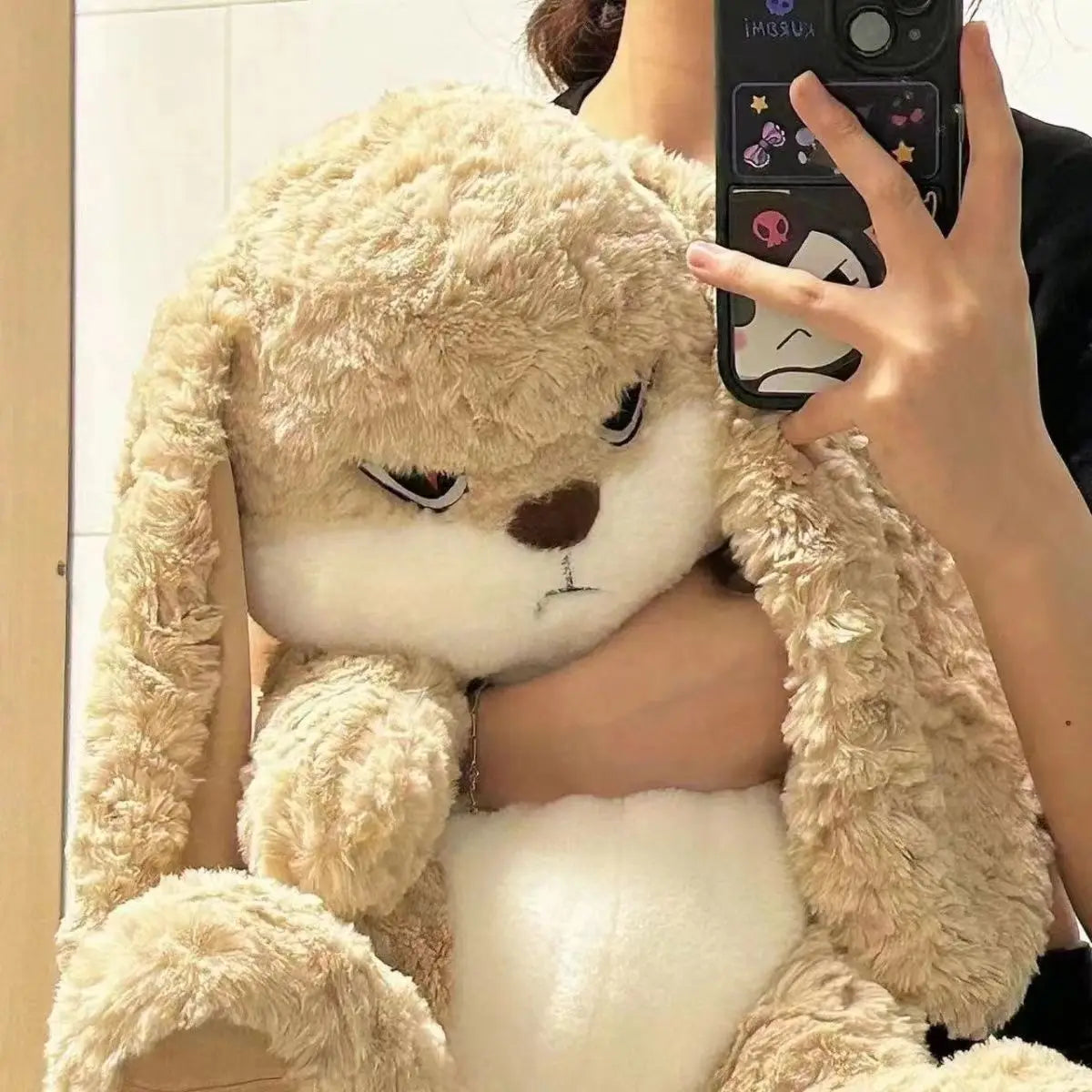 Angry Bunny stuffed animal plush soft toy pillow pals plushie