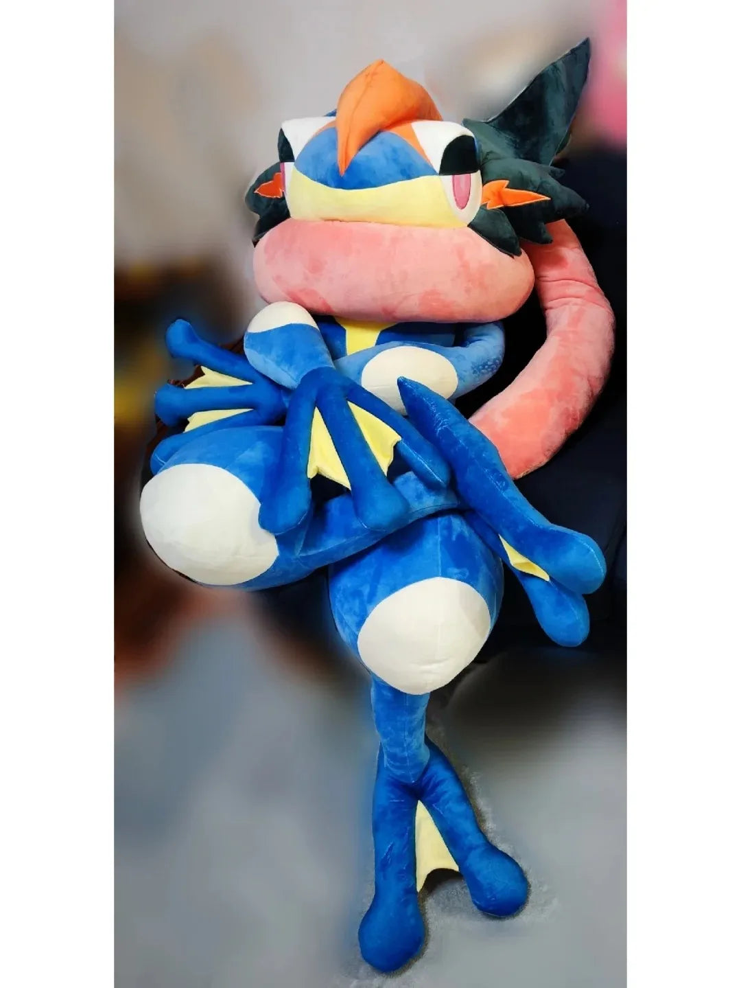 Life-sized Greninja Pokemon plush soft toy