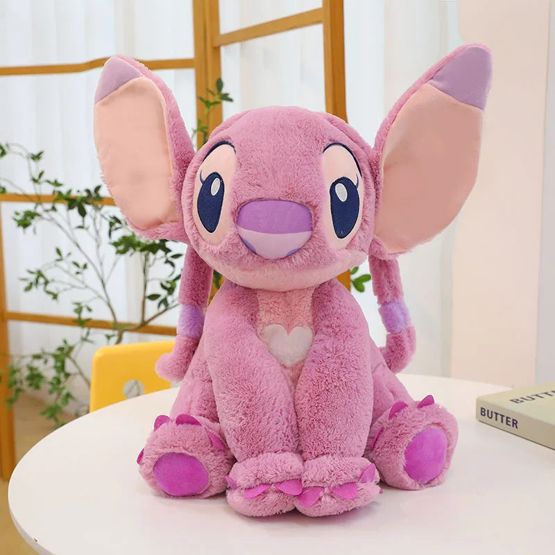 Happy Stitch & Angel Angie stuffed animal plush soft toy pillow pals plushie