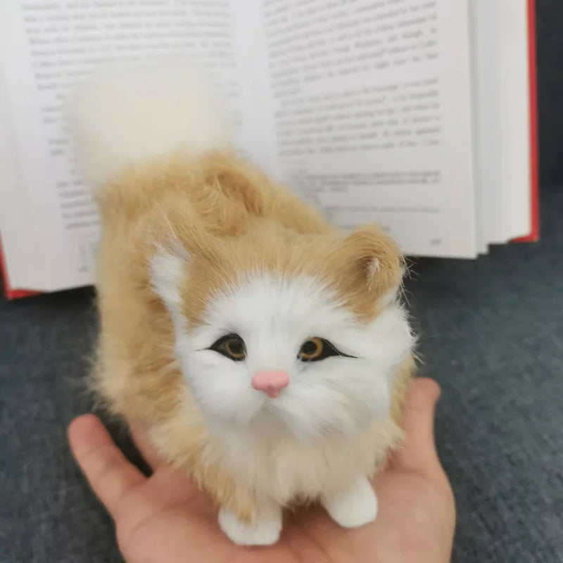 Fluffy Cats stuffed animal plush soft toy pillow pals plushie