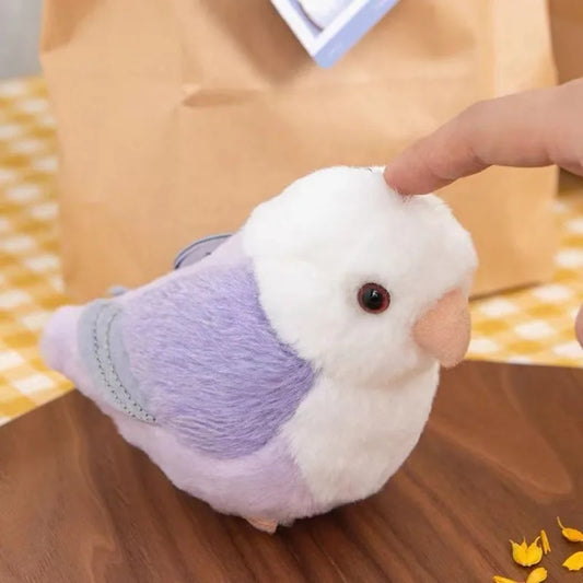 Lovebird Parrot stuffed animal plush soft toy pillow pals plushie