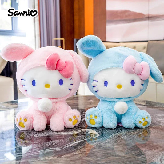 Bunny Hello Kitty stuffed animal plush soft toy pillow pals plushie