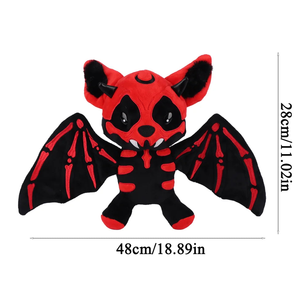 Skeleton Bat Plush Red 11IN8CM stuffed animal plush soft toy pillow pals plushie