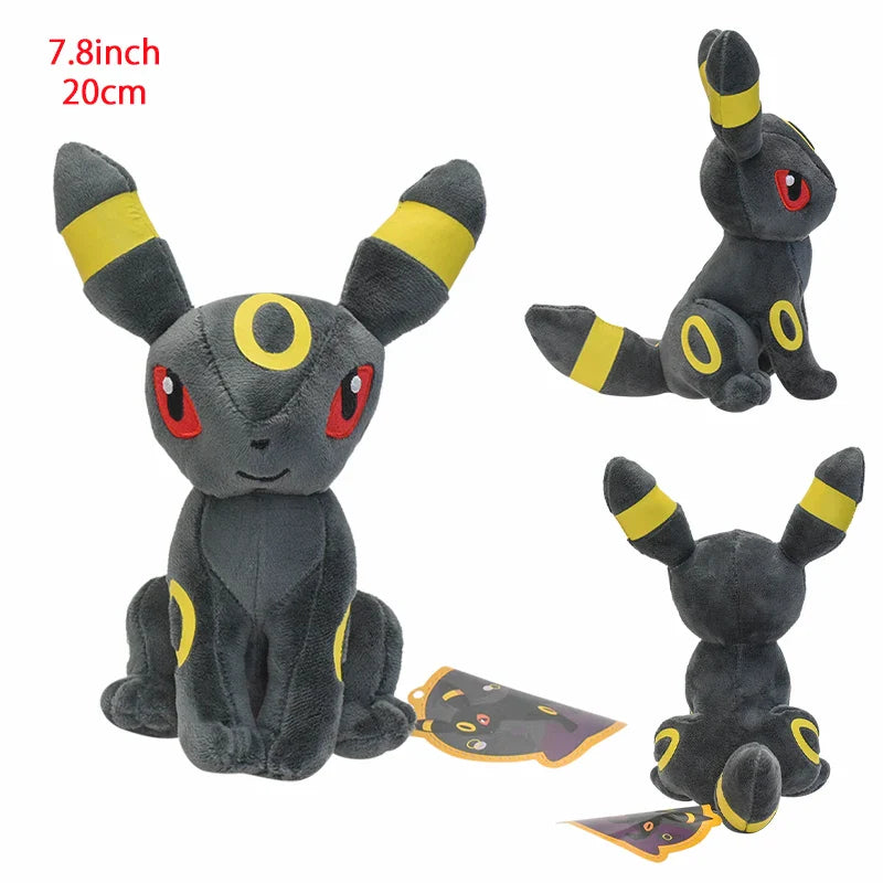 Cute Eeveelution Collection Pokemon Plush Toy Set of Sitting Umbreon 