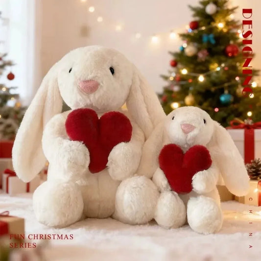 Heart Bunny Plush stuffed animal plush soft toy pillow pals plushie