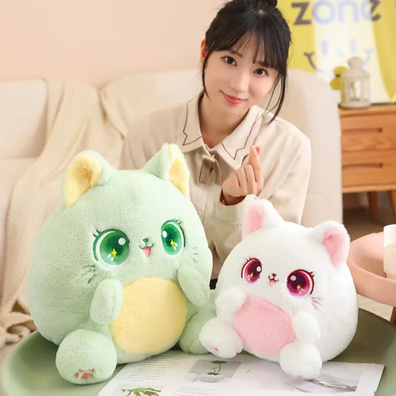 Kawaii chubby Kittens stuffed animal plush soft toy pillow pals plushie