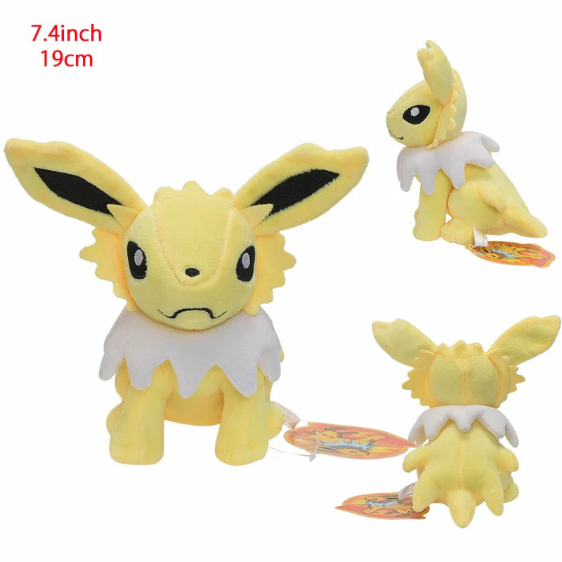 Cute Eeveelution Collection Pokemon Plush Toy Set of Sitting Jolteon