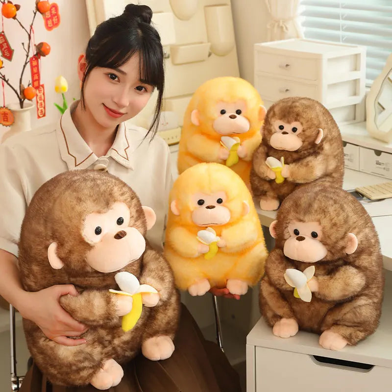 Lucky Monkey stuffed animal plush soft toy pillow pals plushie