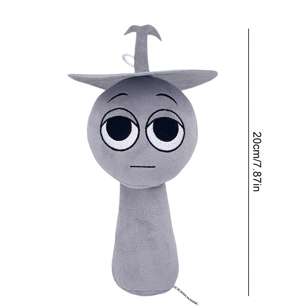 Sprunki Game Gray stuffed animal plush soft toy pillow pals plushie