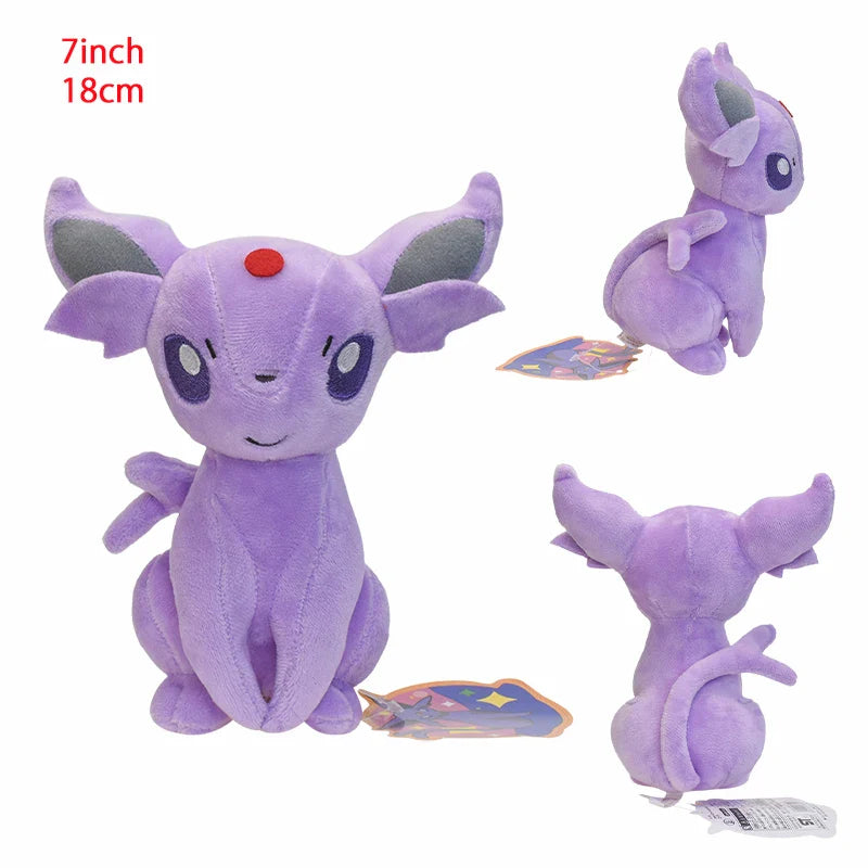 Cute Eeveelution Collection Pokemon Plush Toy Set of Sitting Espeon 