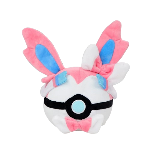 Sylveon Pokeball plush soft toy