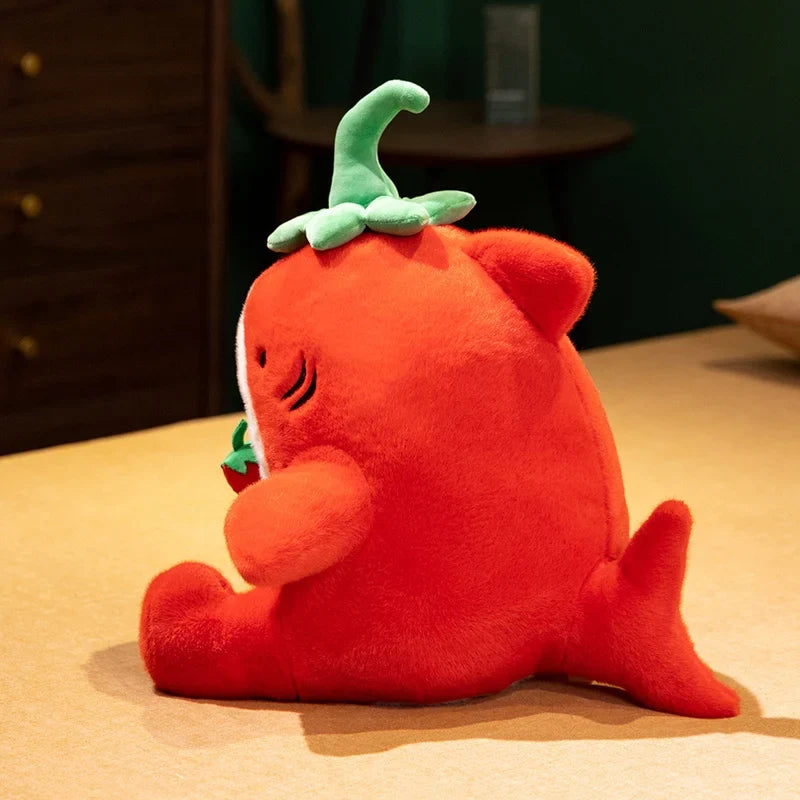 Red Pepper Shark stuffed animal plush soft toy pillow pals plushie