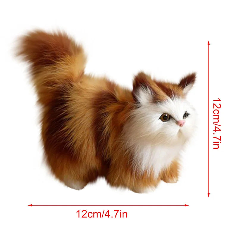 Fluffy Cats stuffed animal plush soft toy pillow pals plushie