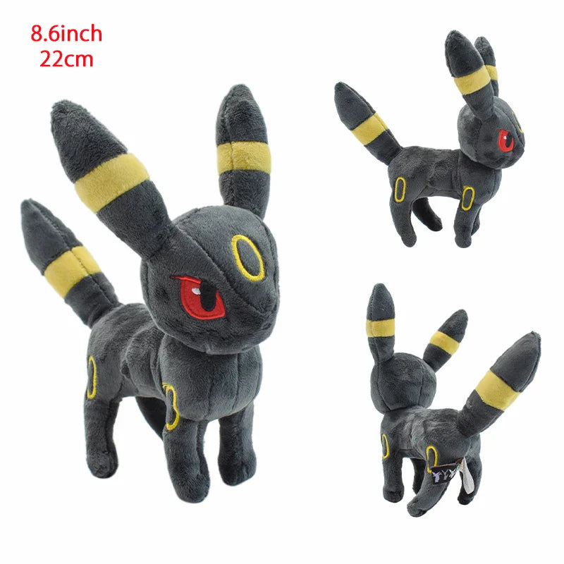 Cute Eeveelution Collection Pokemon Plush Toy Set of  Standing Umbreon