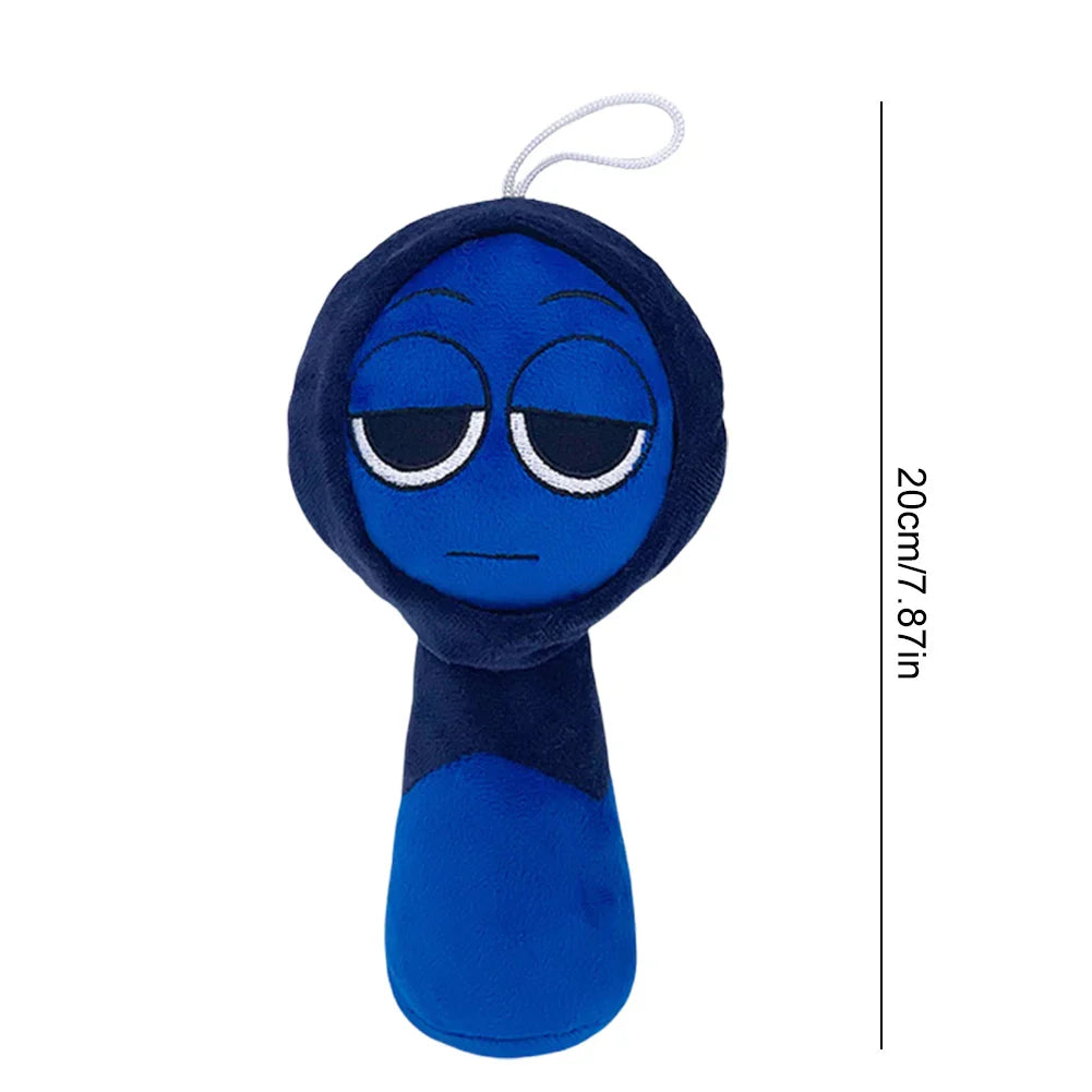 Sprunki Game Sad Blue stuffed animal plush soft toy pillow pals plushie