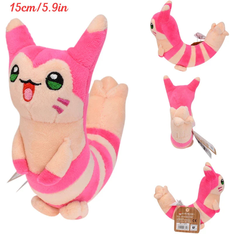 Pokemon Collection furret stuffed animal plush soft toy pillow pals plushie