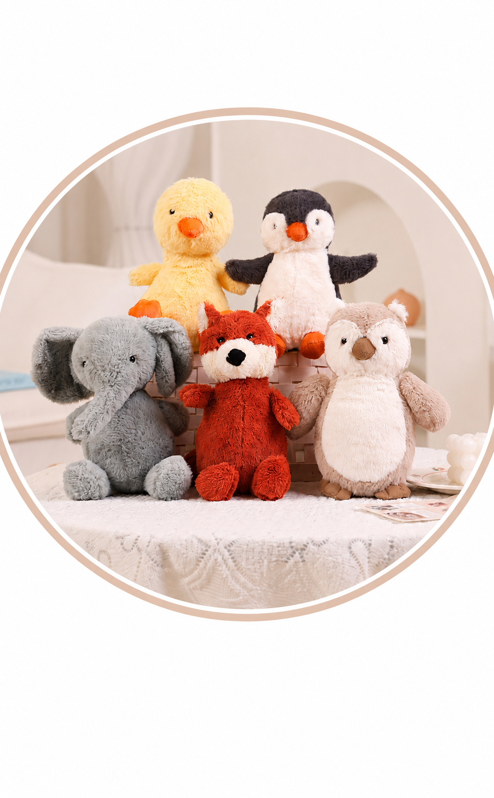 Muñeco Pingüino de Cacahuate Popular en Internet, Pequeño, Suave, Juguete de Peluche para Niños, Muñeco para Máquina de Agarre de 8 Pulgadas